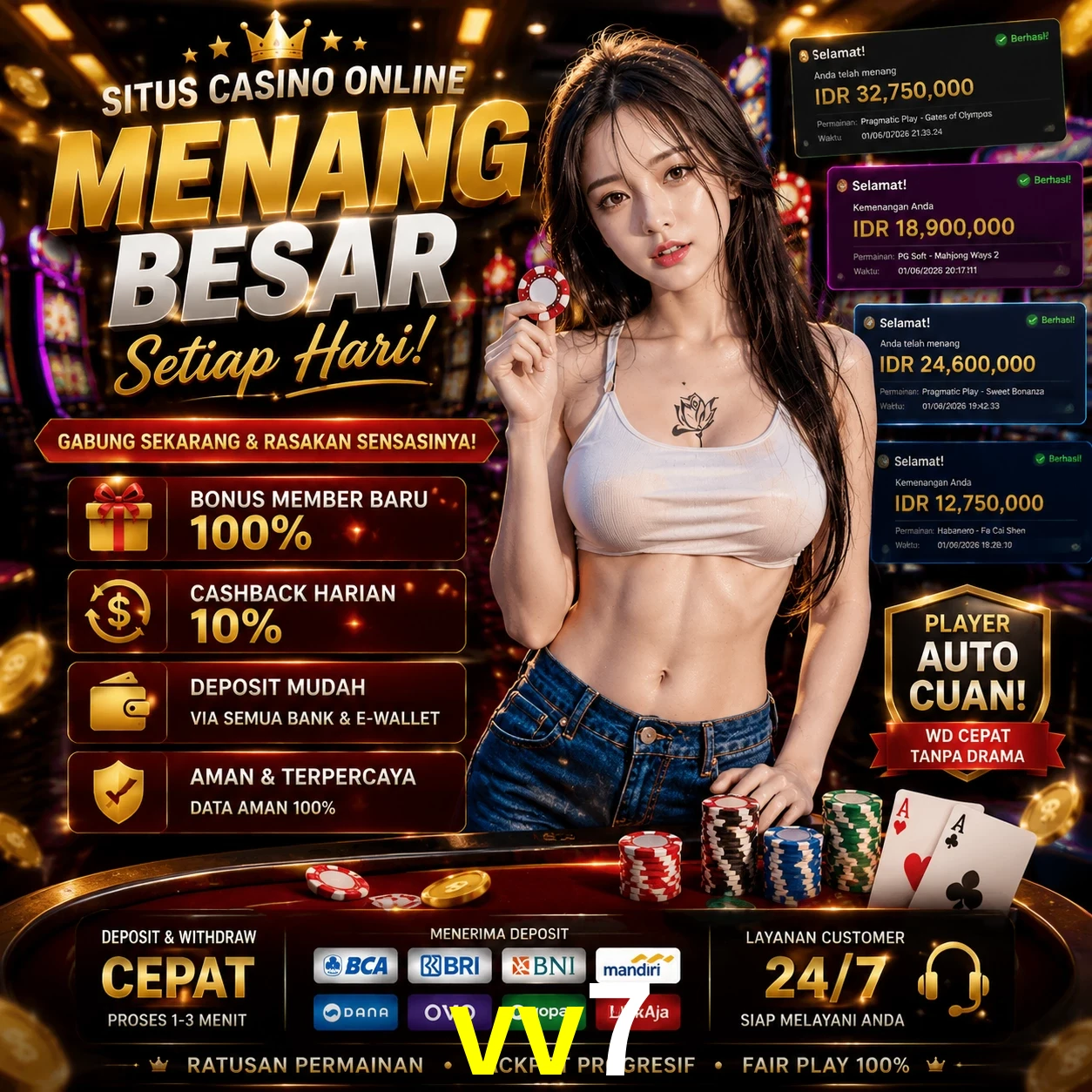 vv7 slots no app